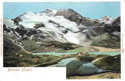 AK / Ansichtskarte Ospizio_Bernina Bernina Hospiz Gebirgspass Alpen Gletscher Ospizio Bernina