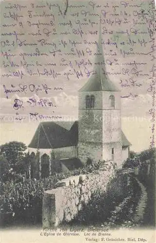 AK / Ansichtskarte Ligerz_Bielersee_BE Kirche 