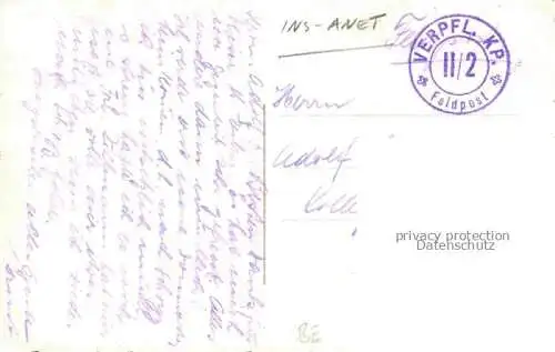 AK / Ansichtskarte Ins Anet_Erlach_BE Kirche 