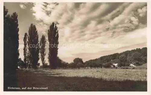 AK / Ansichtskarte Erlach_Bielersee_BE Auf der St. Petersinsel im Bielersee 