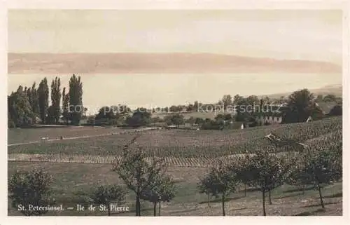 AK / Ansichtskarte Erlach_Bielersee_BE Auf der St. Petersinsel Ile de St. Pierre 