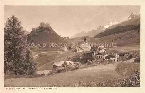 AK / Ansichtskarte Fontana_Tarasp_Inn_GR Panorama Schloss Tarasp 