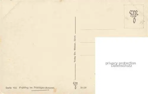 AK / Ansichtskarte PRaeTTIGAU_Region_Davos_Schweiz Fruehling in der Region 