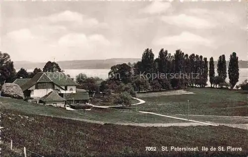 AK / Ansichtskarte Erlach_Bielersee_BE Auf der St. Petersinsel Ile de St. Pierre 