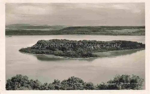 AK / Ansichtskarte Erlach_Bielersee_BE Panorama St. Petersinsel Ile de Saint Pierre 