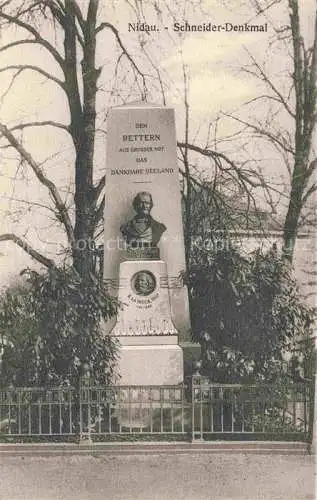 AK / Ansichtskarte Nidau_Bielersee_Lac_de_Bienne_BE Schneider Denkmal 