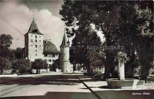 AK / Ansichtskarte Nidau_Bielersee_Lac_de_Bienne_BE Schloss Chateau 