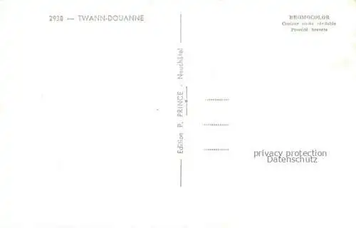 AK / Ansichtskarte Twann_Nidau_BE Ansicht vom Bielersee aus 