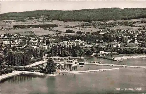AK / Ansichtskarte Biel_Bienne_BE Hafen Quai 