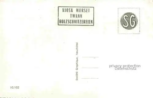 AK / Ansichtskarte Twann_Nidau_BE Teilansichten Panorama Bielersee St. Petersinsel 