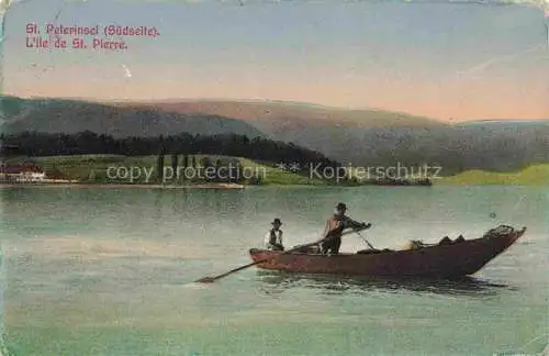 AK / Ansichtskarte Erlach_Bielersee_BE St. Petersinsel Ile de Saint Pierre Fischer 