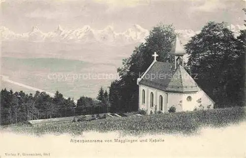 AK / Ansichtskarte Magglingen Kapelle Alpenpanorama Magglingen