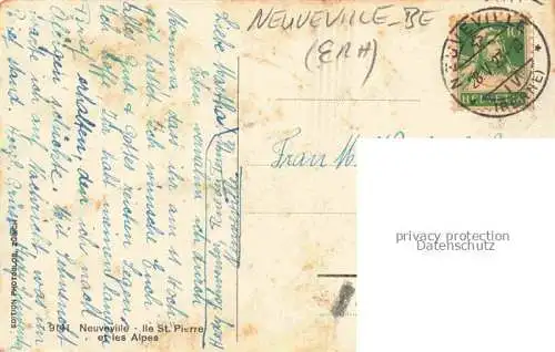 AK / Ansichtskarte Neuveville_La_Neuenstadt_Bielersee_Preles_BE Panorama Bielersee Alpenkette 