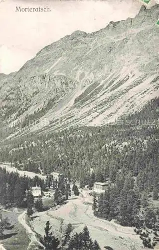 AK / Ansichtskarte Morteratsch_GR Panorama Blick ins Tal 