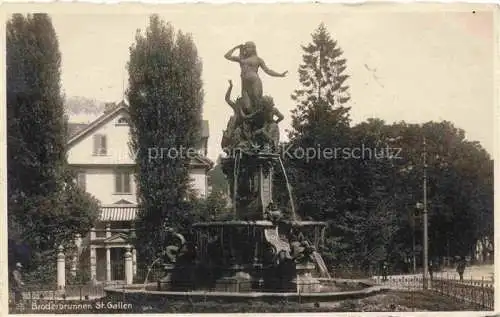 AK / Ansichtskarte St_Gallen_SANKT_GALLEN_SG Broderbrunnen 