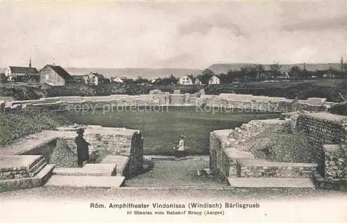 AK / Ansichtskarte Windisch_AG Roemisches Amphitheater Vindonissa Baerlisgrueb Windisch AG