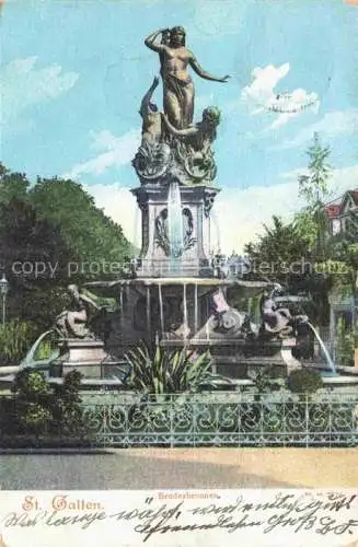 AK / Ansichtskarte St_Gallen_SANKT_GALLEN_SG Broderbrunnen 