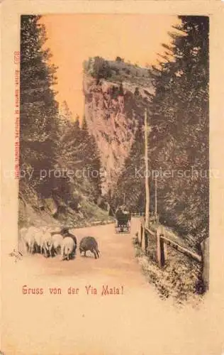 AK / Ansichtskarte Via_Mala Schlucht Via_Mala