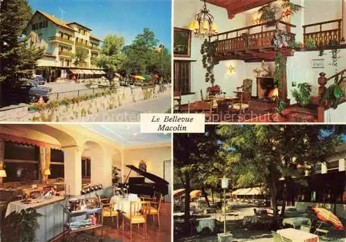 AK / Ansichtskarte Macolin_sur_Bienne_Biel_BE Hotel La Bellevue Restaurant Terrasse 