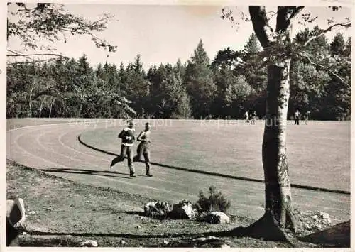 AK / Ansichtskarte Magglingen 300 m Laufbahn Turn  und Sportschule Magglingen