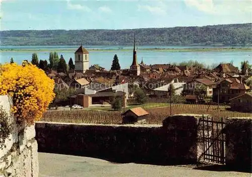 AK / Ansichtskarte La_Neuveville_Bielersee_Preles_BE Tour Rouge et Tour Caffee 