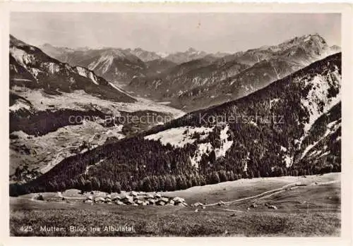 AK / Ansichtskarte Mutten_Albula_GR Panorama Blick ins Albulatal 