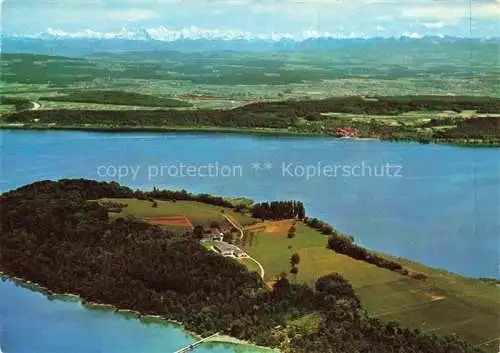AK / Ansichtskarte Erlach_Bielersee_BE St. Petersinsel Hotel Restaurant 