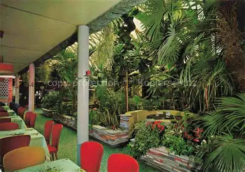 AK / Ansichtskarte Studen_Biel BIENNE_BE Cafe Florida Tropische Vegetation im Cafe 