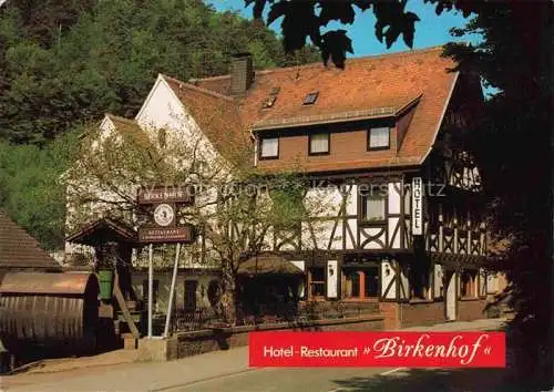 AK / Ansichtskarte Weidenthal Pfalz Hotel Restaurant Birkenhof Fachwerkhaus