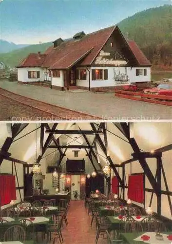 AK / Ansichtskarte Appenthal Elmstein Bad Duerkheim Rheinland-Pfalz Gaststaette Zum Lokschuppen Gastraum