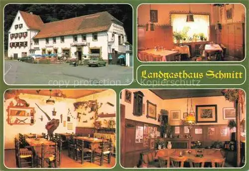 AK / Ansichtskarte Frankenstein Pfalz Landgasthaus Schmitt Gastraum