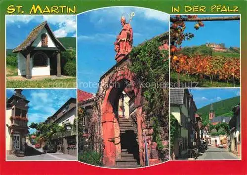 AK / Ansichtskarte St Martin Pfalz Ortsmotive Zentrum Weinberge