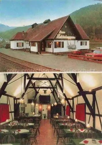 AK / Ansichtskarte Appenthal Elmstein Bad Duerkheim Rheinland-Pfalz Gaststaette Zum Lokschuppen Gastraum
