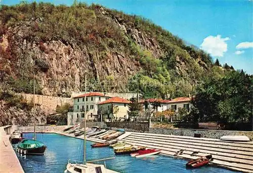 AK / Ansichtskarte Maccagno Varese Il porto