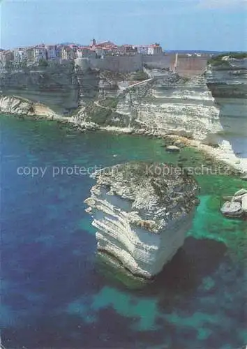 AK / Ansichtskarte Bonifacio_2A_Corse_du_Sud Kuestenpanorama le grain de sable Steilkueste 