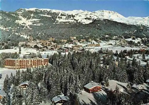 AK / Ansichtskarte Crans sur Sierre_VS Winterpanorama Hotel du Golf 