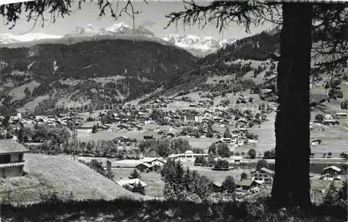 AK / Ansichtskarte Klosters Serneus_GR Hoefliquartier mit Madrisa 