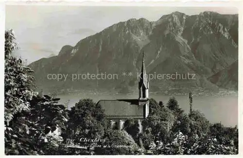 AK / Ansichtskarte Chexbres_Lavaux_VD Eglise et le Grammont 
