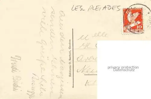 AK / Ansichtskarte Les_Pleiades_Chatel St Denis_VD et vue sur du Lac Leman 