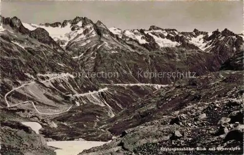 AK / Ansichtskarte Sustenpass_2262m_BE mit Blick auf Urneralpen 
