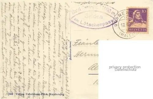 AK / Ansichtskarte Selden_Kandersteg_BE Petersgrad mit Tschingelhorn Selden_Kandersteg_BE