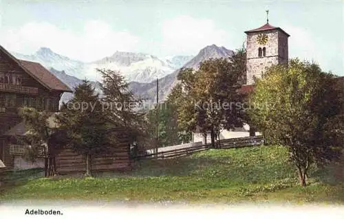 AK / Ansichtskarte Adelboden_BE Kirche 