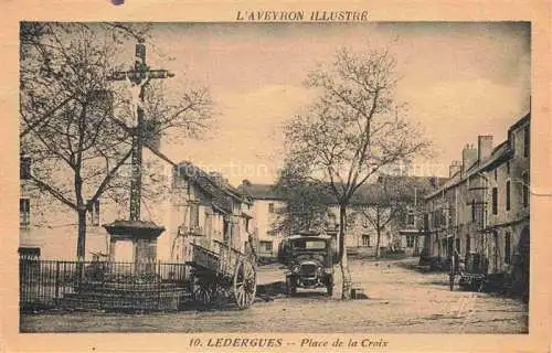 AK / Ansichtskarte Ledergues_Rodez_12_Aveyron Place de la Croix 