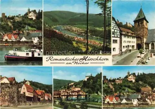 AK / Ansichtskarte Hirschhorn Neckar Hessen Orts und Teilansichten Neckarpartien
