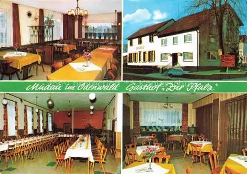 AK / Ansichtskarte Mudau Gasthof Zur Pfalz Gastraeume