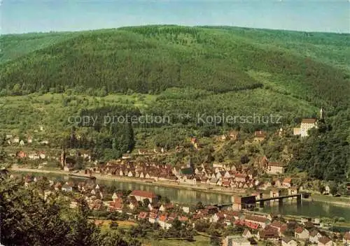 AK / Ansichtskarte Hirschhorn Neckar Hessen Fliegeraufnahme