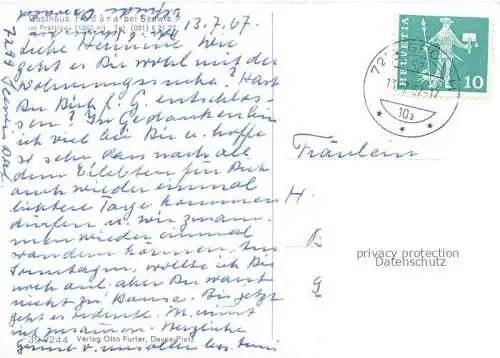 AK / Ansichtskarte Fadaera_Seewis_Praettigau_GR Teilansichten Gasthaus Fadaera 