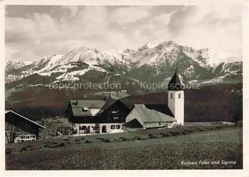 AK / Ansichtskarte Fidaz_Flims_GR Kurhaus Fidaz und Signina 