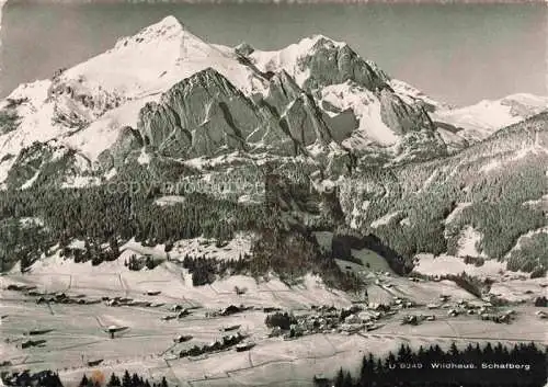 AK / Ansichtskarte Wildhaus__Toggenburg_SG mit Schafberg 