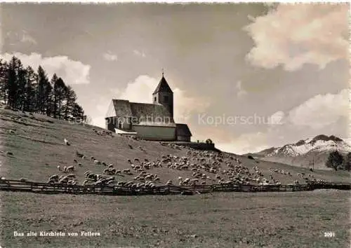 AK / Ansichtskarte Fellers_Falera_Surselva_GR Altes Kirchlein von Fellers 